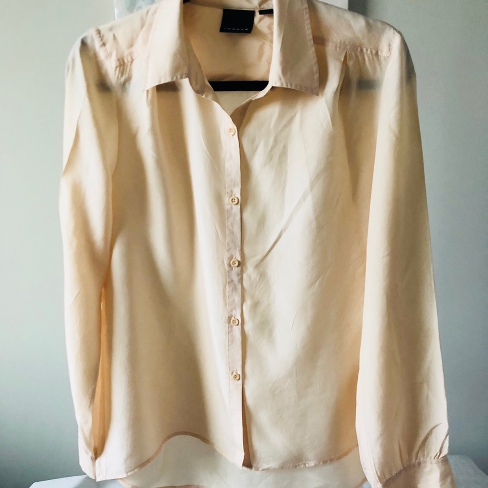 Trouve pink Silk Blouse!